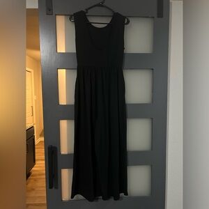 Black boutique tank top jumpsuit. Large. Never worn.